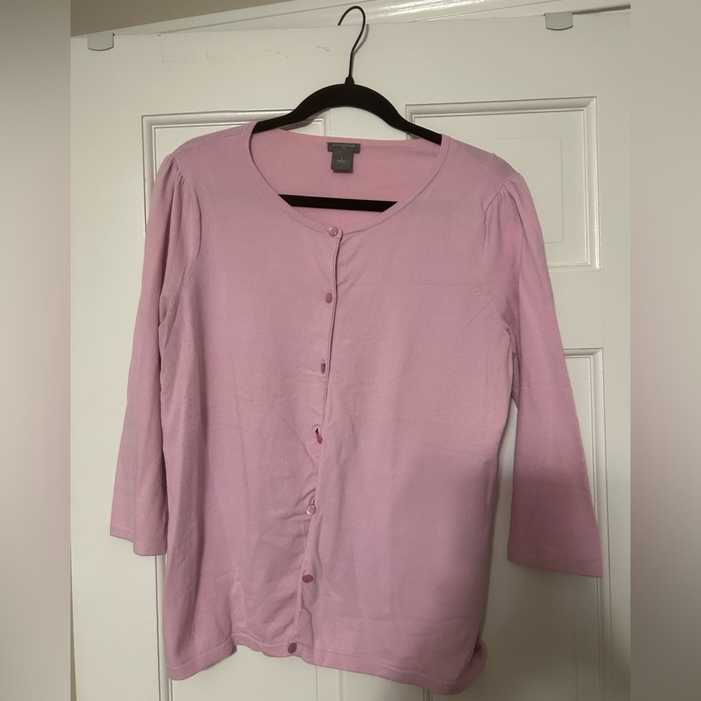 Ann Taylor Light Pink Knit Top